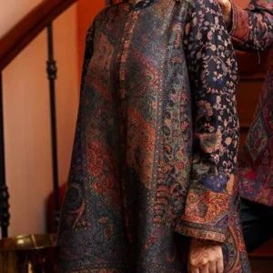 Black Paisley Kaani Cape